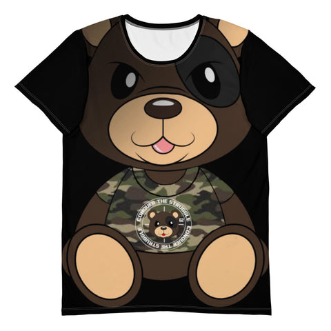 Camouflaged Con Men's Athletic T-shirt