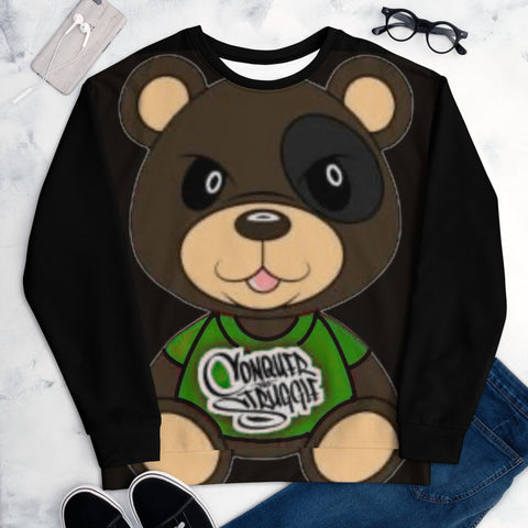 Green/Black Back Con Unisex Sweatshirt