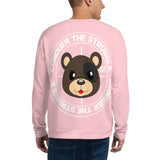 Pink Con The Bear Unisex Sweatshirt