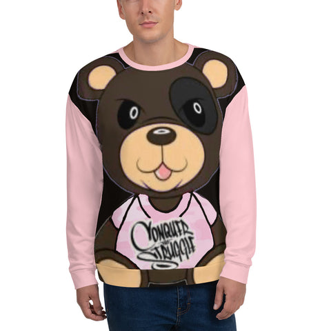 Pink Con The Bear Unisex Sweatshirt