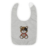 Embroidered Baby Con Bib