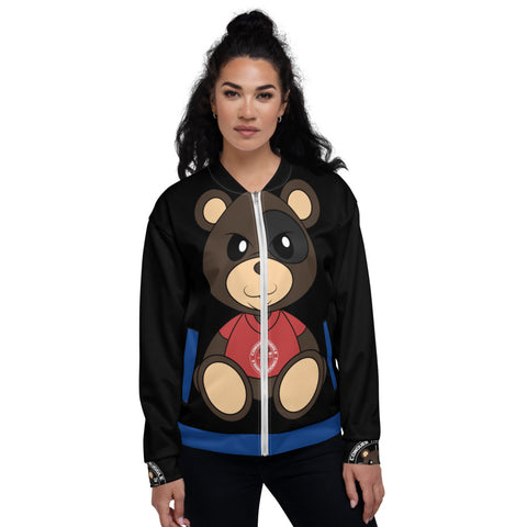 Conquer The Bear Unisex Bomber Jacket